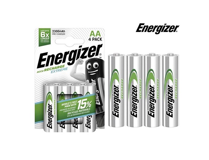 ENERGIZER * BLISTER 4 ACCUS R6 NiMH 2300 mAh (12)