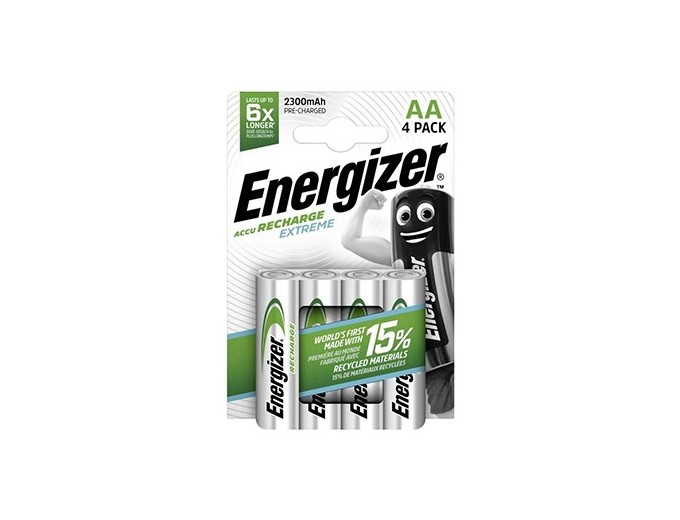 ENERGIZER * BLISTER 4 ACCUS R6 NiMH 2300 mAh (12)