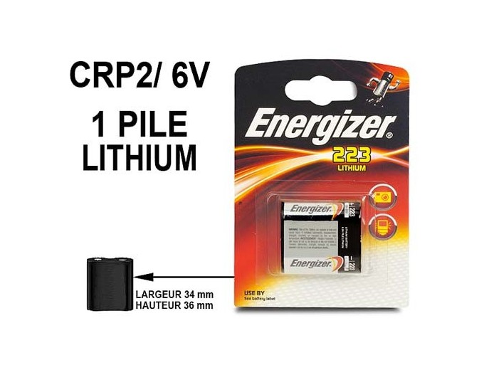 ENERGIZER   PILE CRP2 LITHIUM 6V (6)