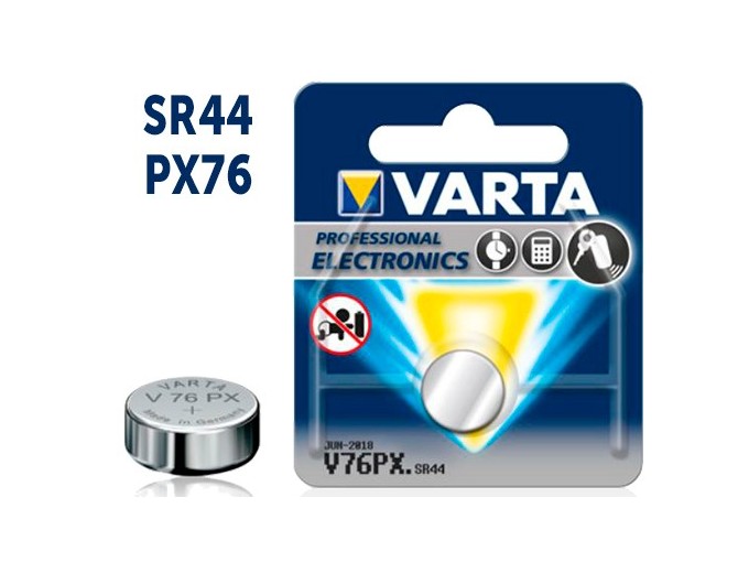 PILE VARTA   SR44   PX 76   oxyde d'argent