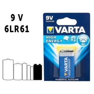 PILE VARTA  6LR61  High Energy