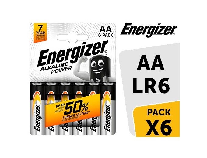 ENERGIZER AA  CTE 6  LR6 'ALCALINE POWER' (12)