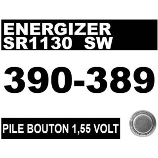 ENERGIZER 389-SR1130W   390-SR1130SW 1,55V (10)