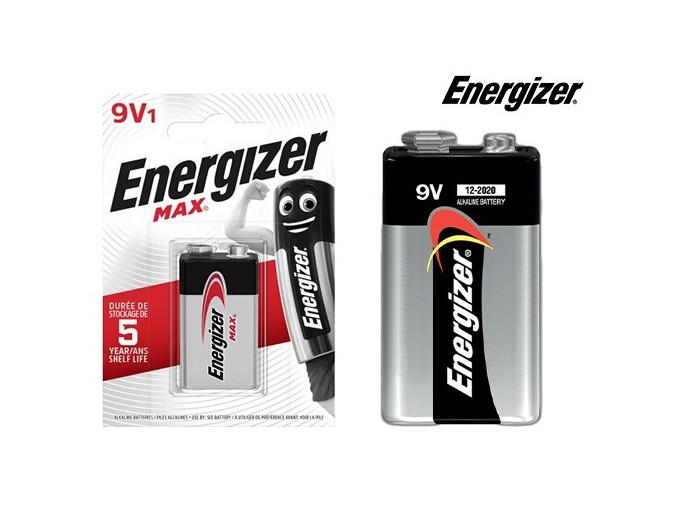 ENERGIZER BLIST 6LR61 ALCALINE POWER 9 VOLTS (12)