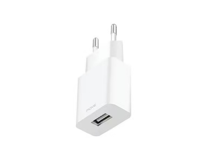 CHARGEUR SECTEUR BLANC  AVEC ENTREE USB    1A (1)