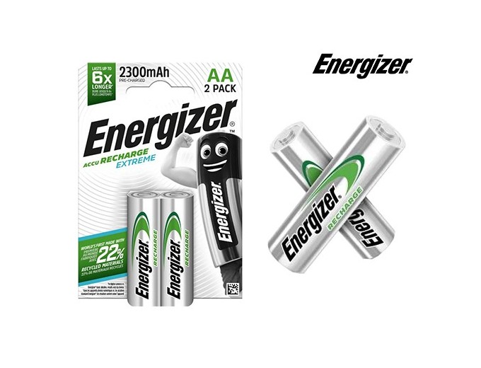 ENERGIZER BLISTER 2 ACCUS R6 NiMH 2300 mAh (12)