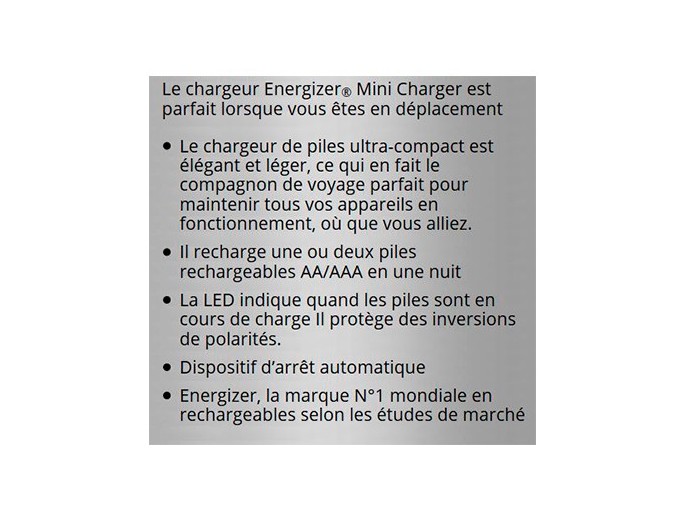 ENERGIZER CHAR 13H R6 R3   2 R6 NiMH 2000 mAh