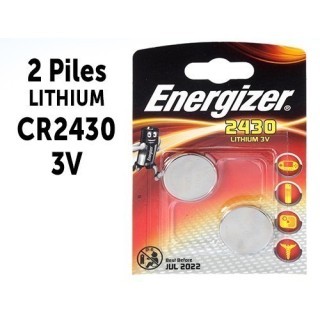 ENERGIZER   CARTE 2 PILES CR2430 LITHIUM 3V (10)