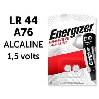ENERGIZER   CTE 2 LR44 A76 ALCALINES 1,5V (10)