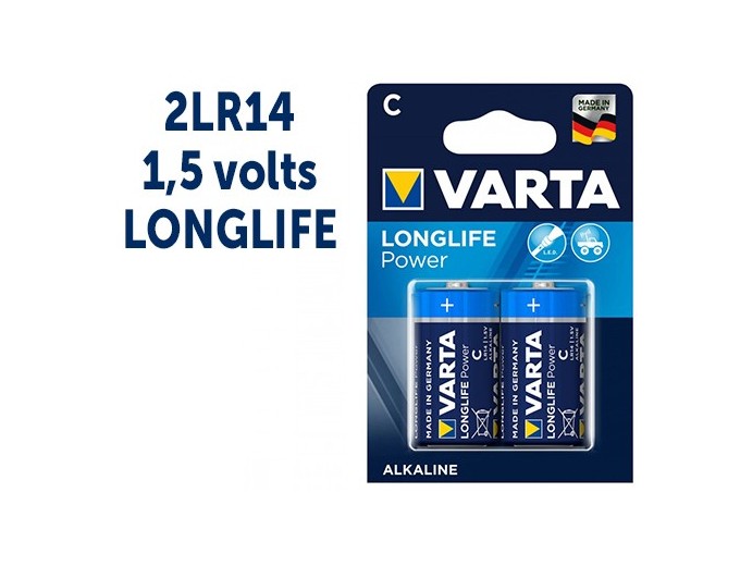 PILE VARTA  2 LR14  Longlife Power