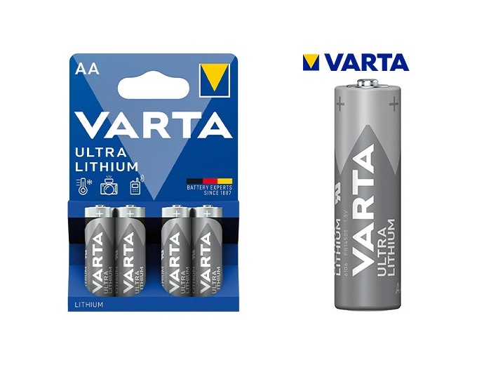 PILE VARTA  4 LR6  Lithium