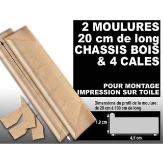 Deknudt 2 moulures pr chassis 4 cales