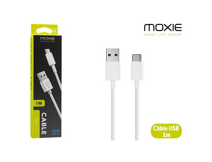 CABLE DATA USB-A VERS USB TYPE-C  3.0   1M    (1)