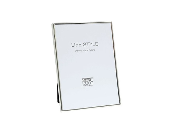 CADRE FIN METAL ARGENTE BRILLANT S58MS1 6X9cm