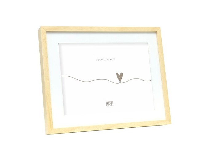 DEKNUDT CADRE BOIS NATUREL AVEC PPTT 10X15