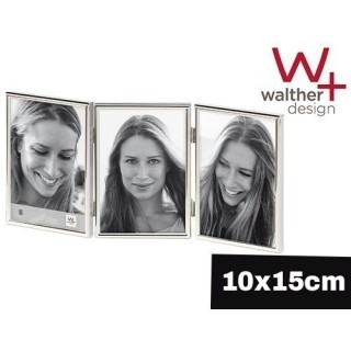 WALTHER CADRE TRIPTYQUE  CHLOE  10x15 SILVER