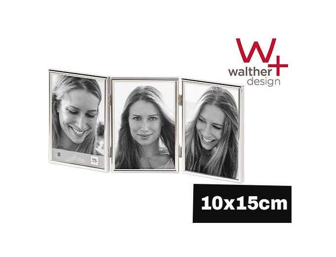 WALTHER CADRE TRIPTYQUE  CHLOE  10x15 SILVER