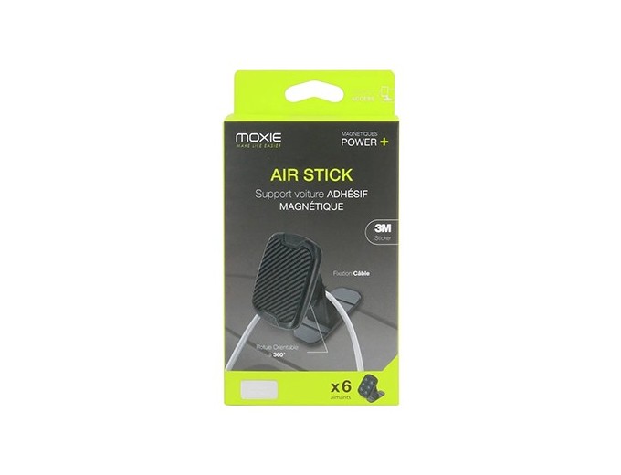 SUPPORT VOITURE ADHESIF MAGNETIQUE REPOSITIONNABLE