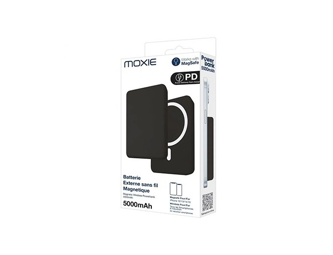 *BATTERIE DE SECOURS INDUCTION MAGSAFE 5000MAH NOI