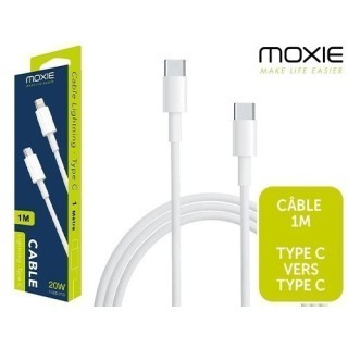 CABLE CHARGE MOXIE TYPE C VERS TYPE C 1M 3A (1)