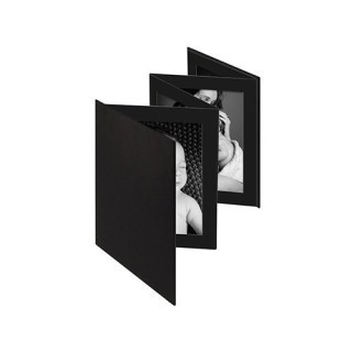 ALBUM LEPORELLO NOIR AVEC 8 PASSE PARTOUTS JOINTS