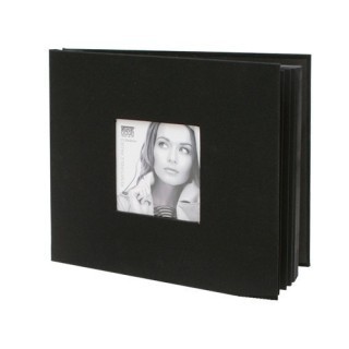 DEKNUDT ALBUM A COLLER 20X20 20 FEUILLES NOIR