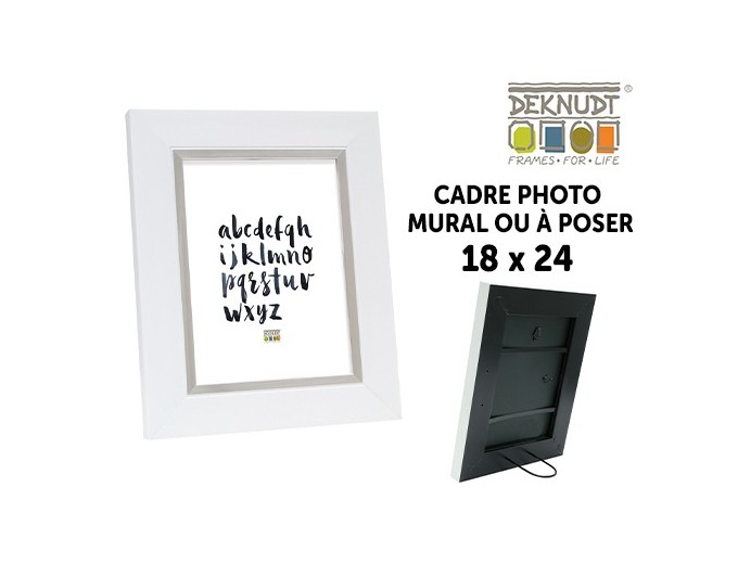 Deknudt cadre large avec biseau argenté S41ND