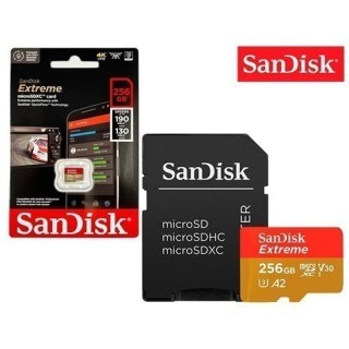 SANDISK Micro SD Extreme 256Go cl 10 avec ada  new