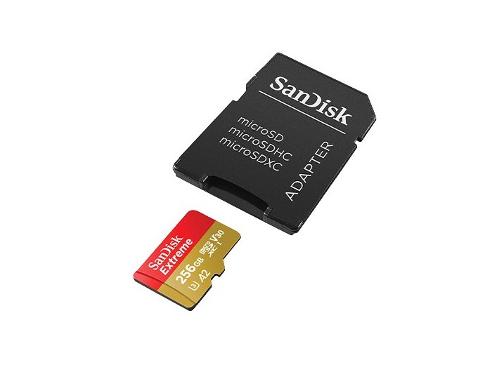 SANDISK Micro SD Extreme 256Go cl 10 avec ada  new
