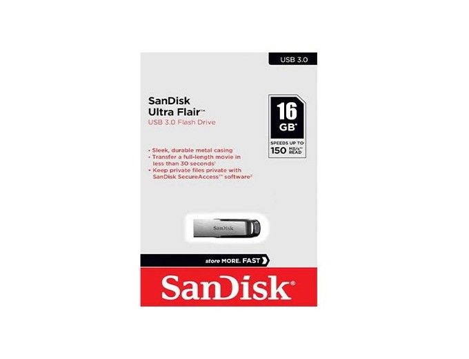 SanDisk Cle Memoire 16 Go ULTRA FL USB 3.0 150mb s