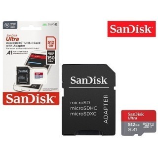 SANDISK Micro SD Ultra  512Go classe 10 avec adap