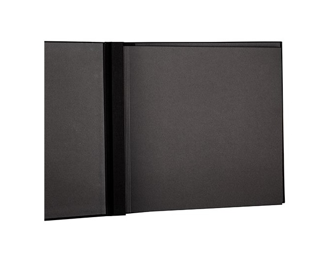DEKNUDT ALBUM A COLLER NOIR 30X30 20 FEUILLES