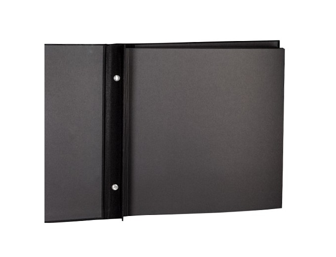 DEKNUDT ALBUM A COLLER NOIR 30X30 20 FEUILLES
