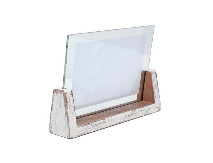 Deknudt cadre verre avec support bois horizontale S67TZH