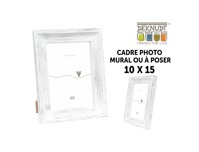 Deknudt cadre bois peint à la main S67UF