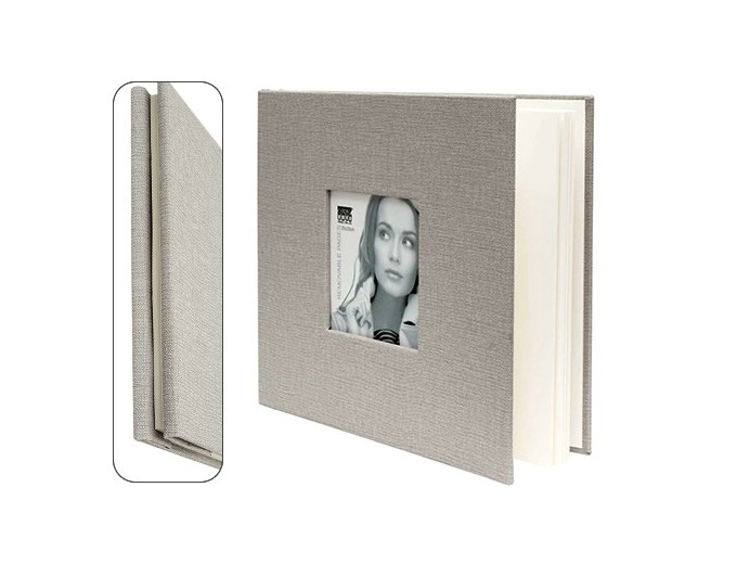 DEKNUDT ALBUM A COLLER 20X20 20 FEUILL TISSU GRIS