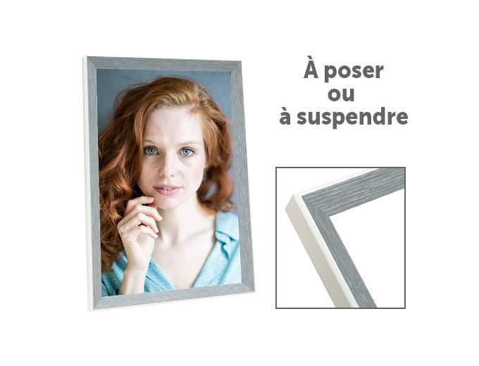 Deknudt cadre résine avec bord blanc S46CH