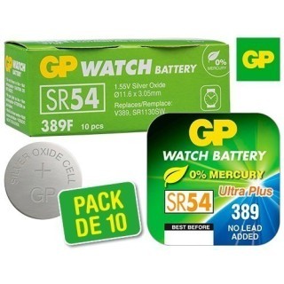 *GP  389-SR1130W   390-SR1130SW 1,55V (10)