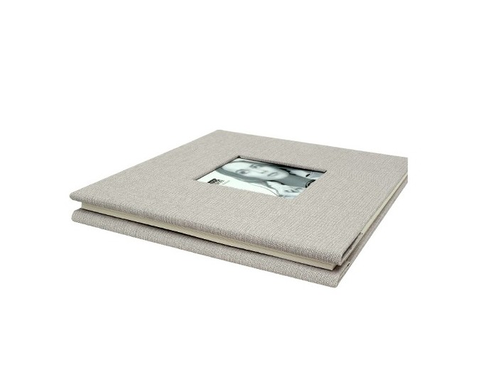 DEKNUDT ALBUM A COLLER 20X20 20 FEUILL TISSU GRIS