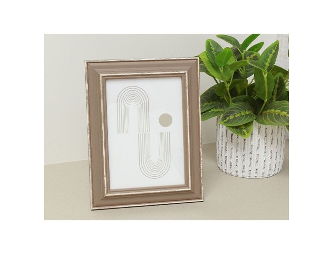 Deknudt cadre avec biseau naturel ou brun