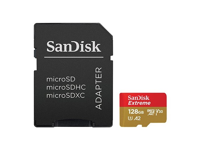 ***SANDISK Micro SD Extreme 128Go cl 10 avec ada