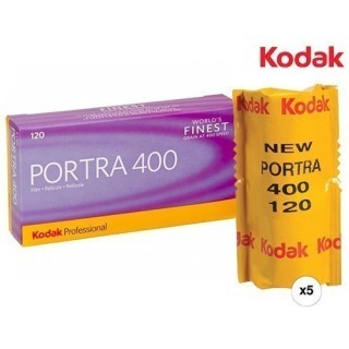 KODAK PACK 5 PORTRA 400  120