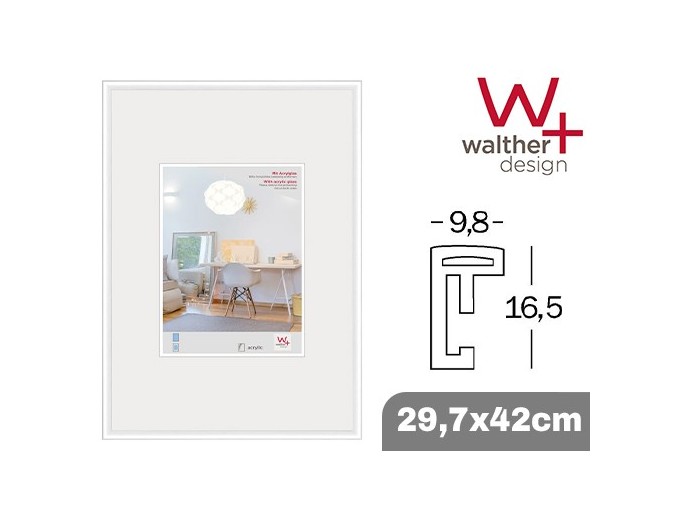 WALTHER CADRE 29,7x42 NEW LIFESTYLE BLANC
