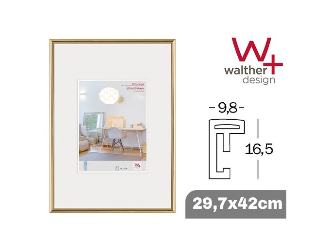 WALTHER CADRE 29,7x42 NEW LIFESTYLE GOLD