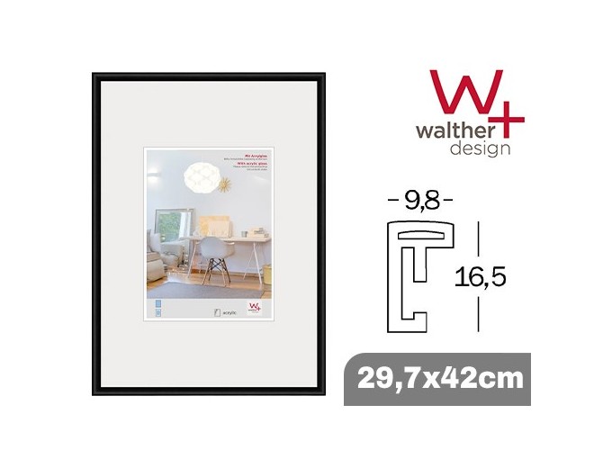 WALTHER CADRE 29,7x42 NEW LIFESTYLE NOIR