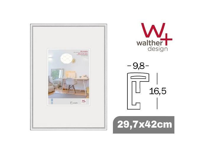 WALTHER CADRE 29,7x42 NEW LIFESTYLE SILVER