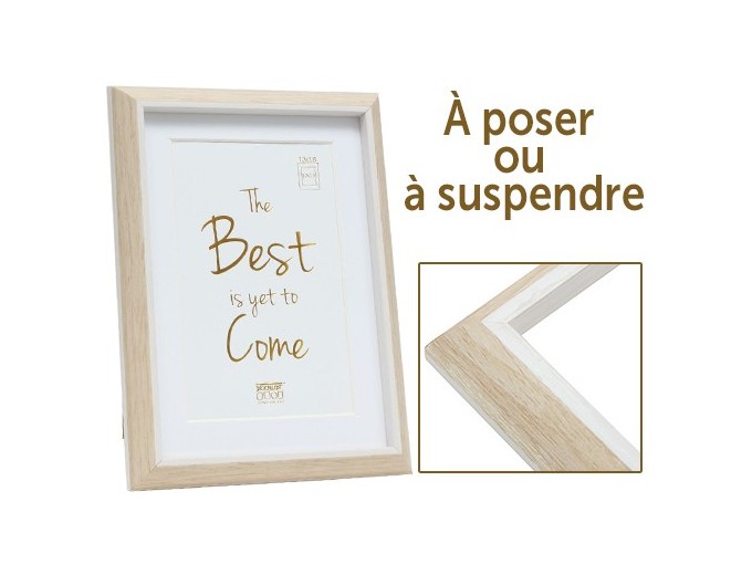 Deknudt cadre résine biseau passe partout S46WG