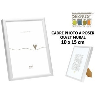 DEKNUDT CADRE FIN ALUMINIUM ARGENTE MAT 10X15