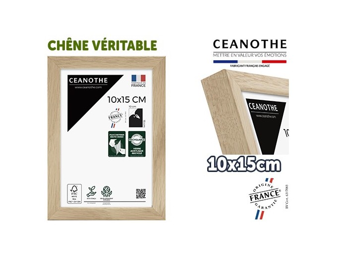 CEANOTHE CADRE BOIS ALBA 30X40 CHENE   PP 20X30