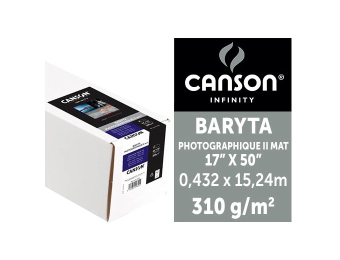 CANSON Baryta photographique II MATTE 310gr